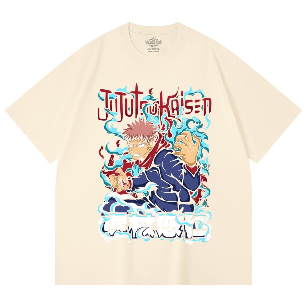 230 Gsm 100% Cotton Jujutsu Kaisen V50 Yuji Print Unisex Heavy Cotton T Shirt XS абрикосовый
230 Gsm 100% Cotton Jujutsu Kaisen V50 Yuji Print Unisex Heavy Cotton T Shirt XS абрикосовый