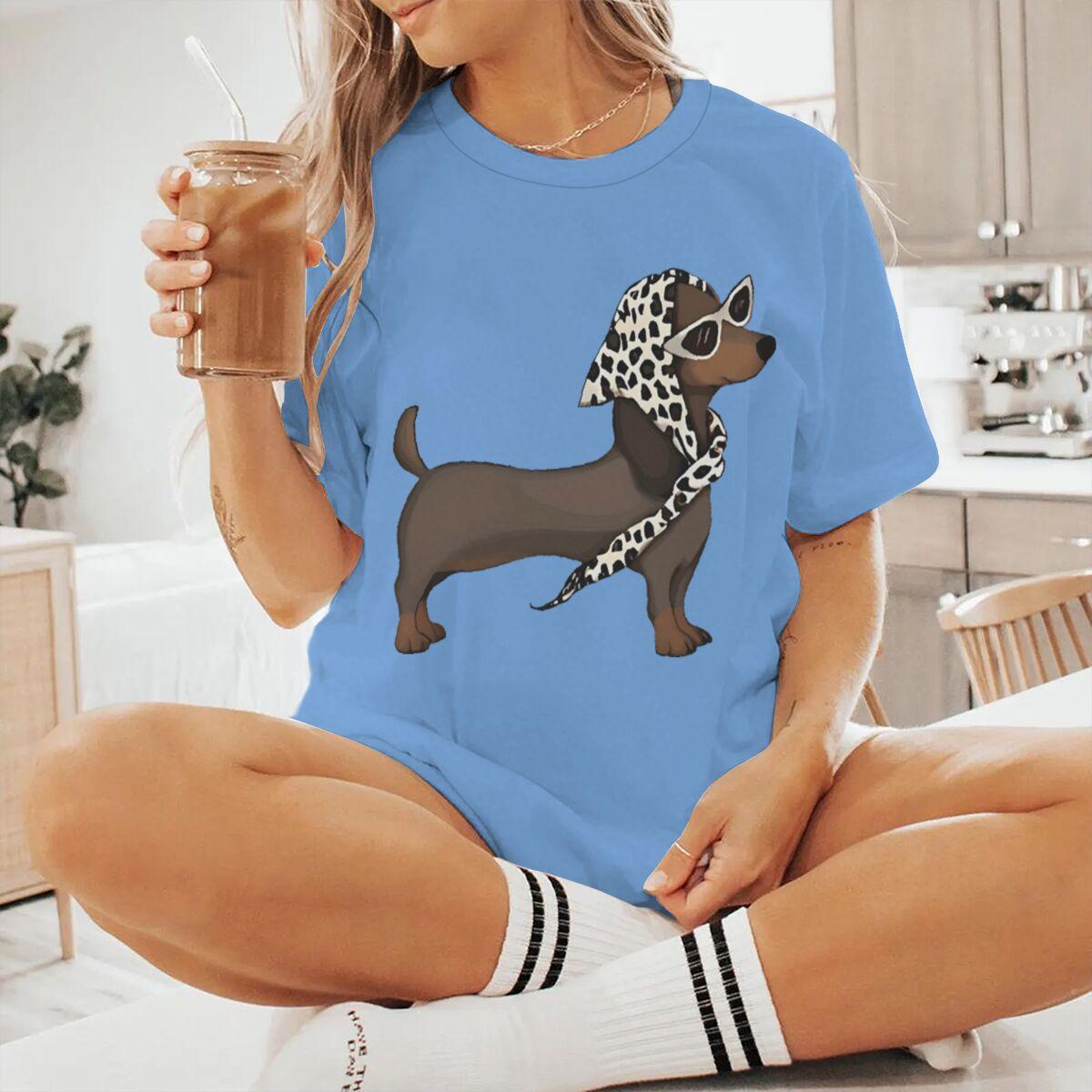Elegant Dachshund Tshirt Crewneck Vintage Animal Dog Print Tshirt Short Sleeve Crewneck Women Tee Fun Dachshund Dog Unisex Tops 4XL
Elegant Dachshund Tshirt Crewneck Vintage Animal Dog Print Tshirt Short Sleeve Crewneck Women Tee Fun Dachshund Dog Unisex Tops 4XL