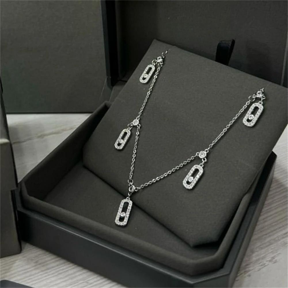 Модный дизайн Seiko New Full Diamond Five Diamond Sliding Ожерелье Женская Персональная Легкая Роскошная Ключичная Цепочка
Модный дизайн Seiko New Full Diamond Five Diamond Sliding Ожерелье Женская Персональная Легкая Роскошная Ключичная Цепочка