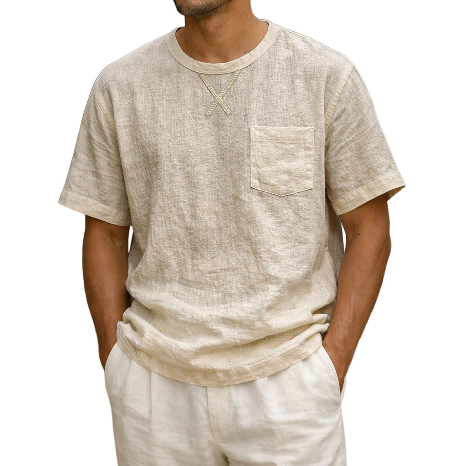 Men’s Linen Short Sleeve T-Shirt with Chest Pocket Relaxed Fit Lightweight Summer Top Casual Tee XXL
Men’s Linen Short Sleeve T-Shirt with Chest Pocket Relaxed Fit Lightweight Summer Top Casual Tee XXL