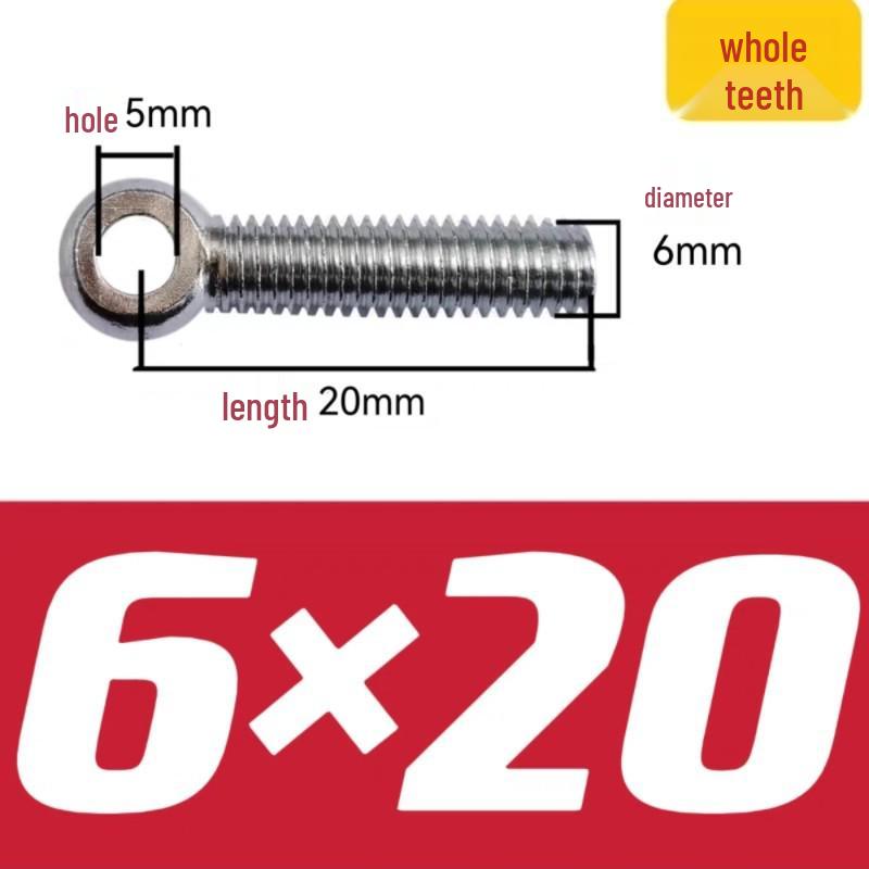 Galvanized Full Thread Eye Bolt with Lifting Hole
Galvanized Full Thread Eye Bolt with Lifting Hole