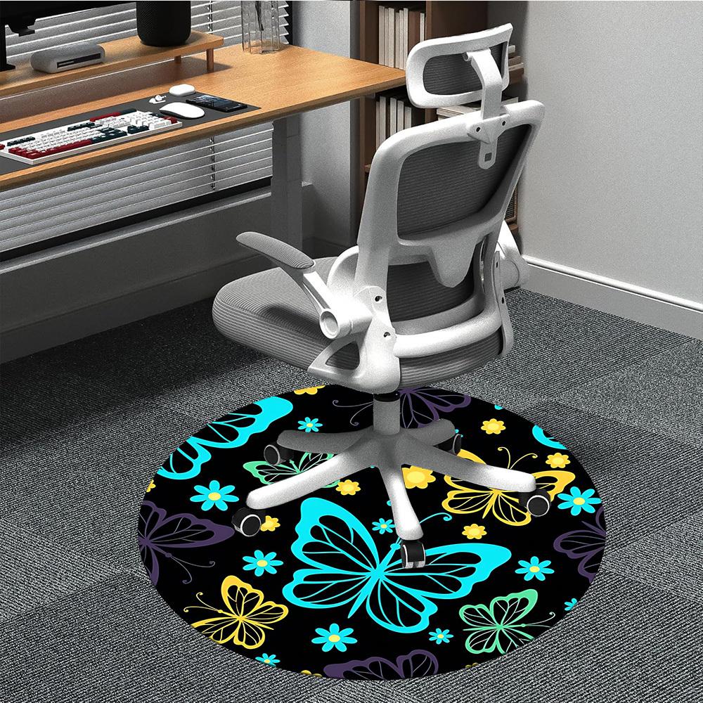 1pc Butterfly Pattern Chair Carpet for Office Non-Slip, Rug for Office, Room, Good Gift for Family or Friends, yy251226177 80cm by 80cm
1pc Butterfly Pattern Chair Carpet for Office Non-Slip, Rug for Office, Room, Good Gift for Family or Friends, yy251226177 80cm by 80cm