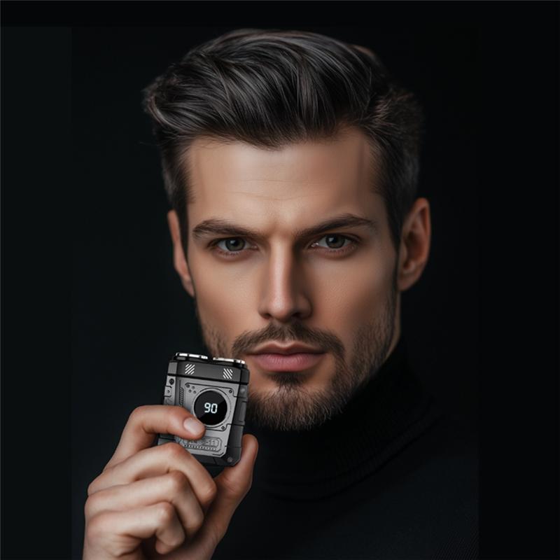 Dual Blade Digital Display Electric Shaver Mini Smart Beard Trimmer Tool 36Db Powerful Household& Car Use NONE
Dual Blade Digital Display Electric Shaver Mini Smart Beard Trimmer Tool 36Db Powerful Household& Car Use NONE