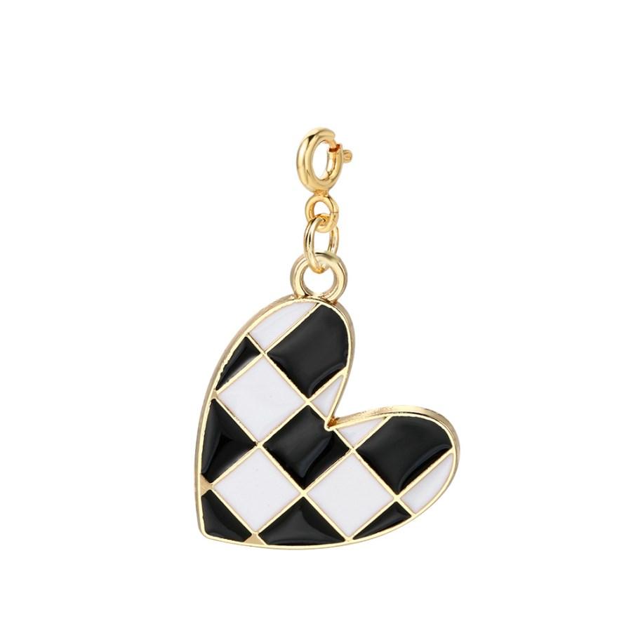 Chess Board Heart Pendant Charm For Women Exqusite Bow Tie Fashion Stainless Steel DIY Making Jewelry Accessories Wholesale
Chess Board Heart Pendant Charm For Women Exqusite Bow Tie Fashion Stainless Steel DIY Making Jewelry Accessories Wholesale