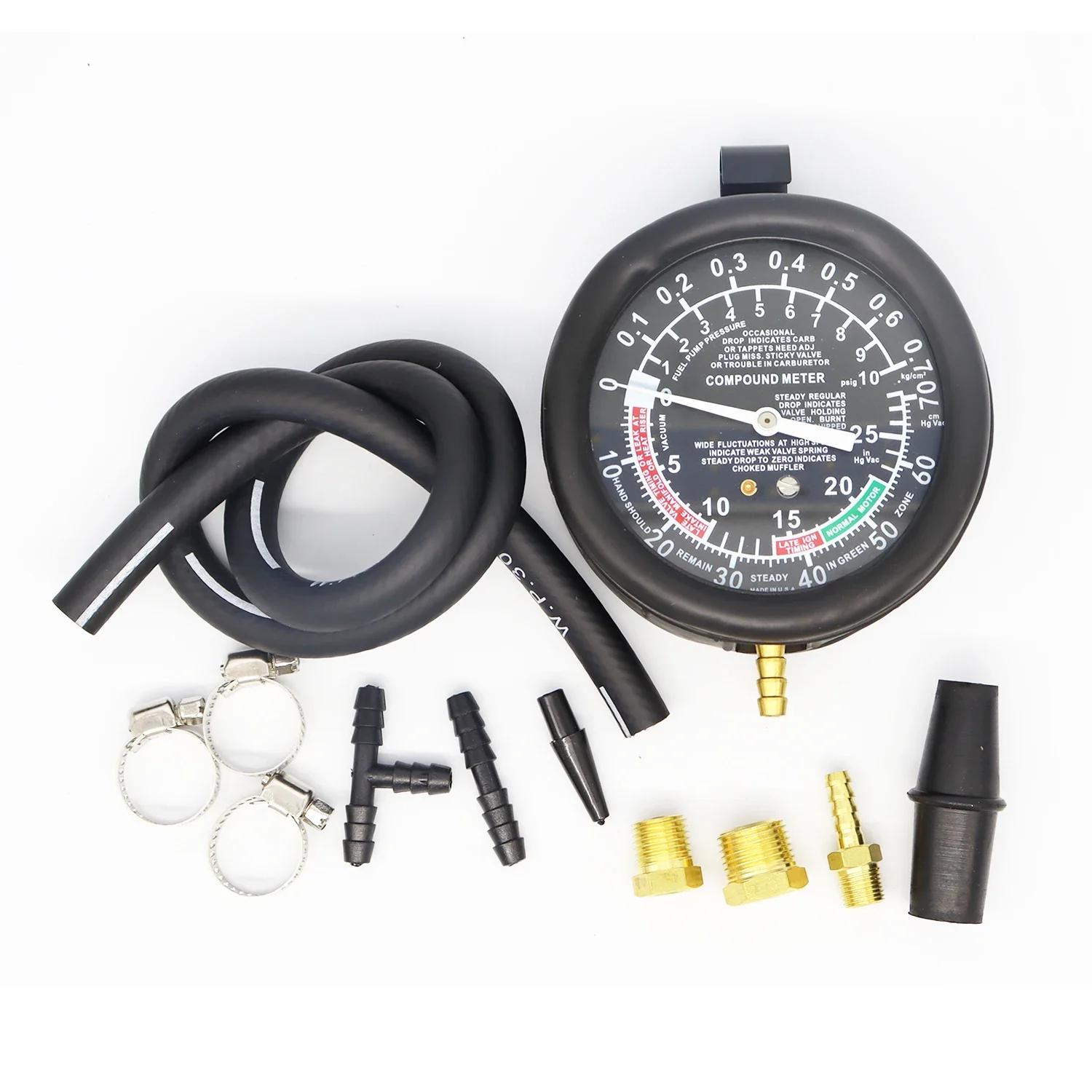 Car Vacuum and Fuel Pump Tester Gauge Kit, Fuel Pump and Vacuum Tester Gauge, Leak Carburetor Pressure Diagnostics
Car Vacuum and Fuel Pump Tester Gauge Kit, Fuel Pump and Vacuum Tester Gauge, Leak Carburetor Pressure Diagnostics