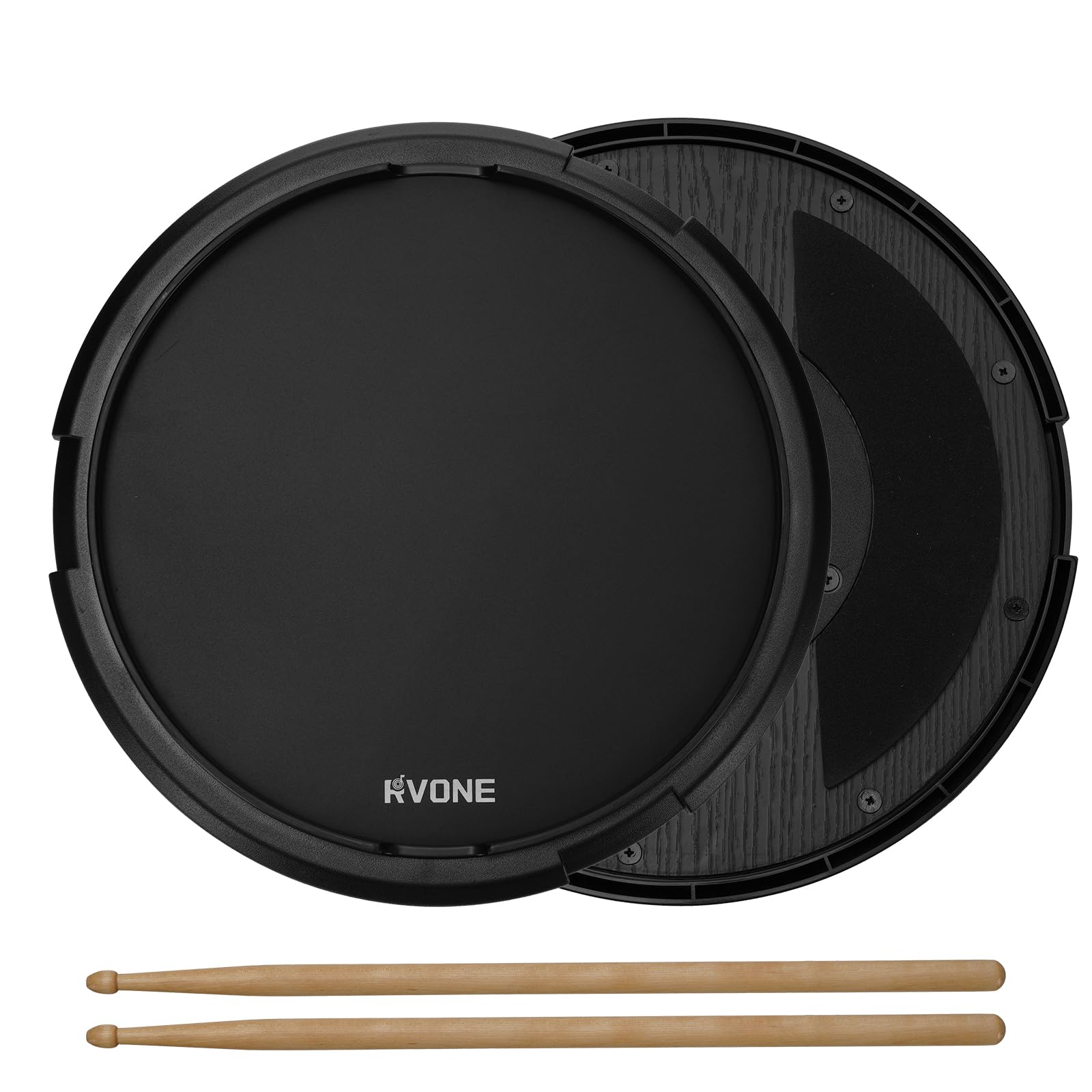 RVONE Practice Pad для барабанов – 12-дюймовый бесшумный пэд для тренировок, для начинающих и профессионалов, двусторонний резиновый пэд, совместим со стойкой для малого барабана
RVONE Practice Pad для барабанов – 12-дюймовый бесшумный пэд для тренировок, для начинающих и профессионалов, двусторонний резиновый пэд, совместим со стойкой для малого барабана