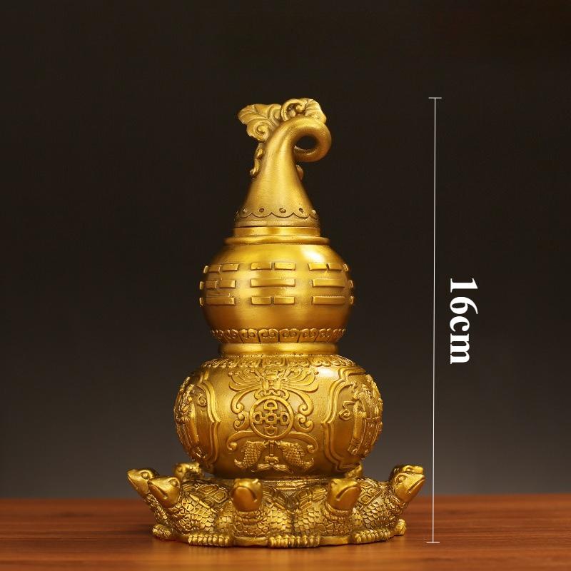1pc Metal Gourd Ornament, Chinese Style Gourd Ornament, Home Decoration, Metal Decoration Crafts, Desktop Feng Shui Accessories
1pc Metal Gourd Ornament, Chinese Style Gourd Ornament, Home Decoration, Metal Decoration Crafts, Desktop Feng Shui Accessories