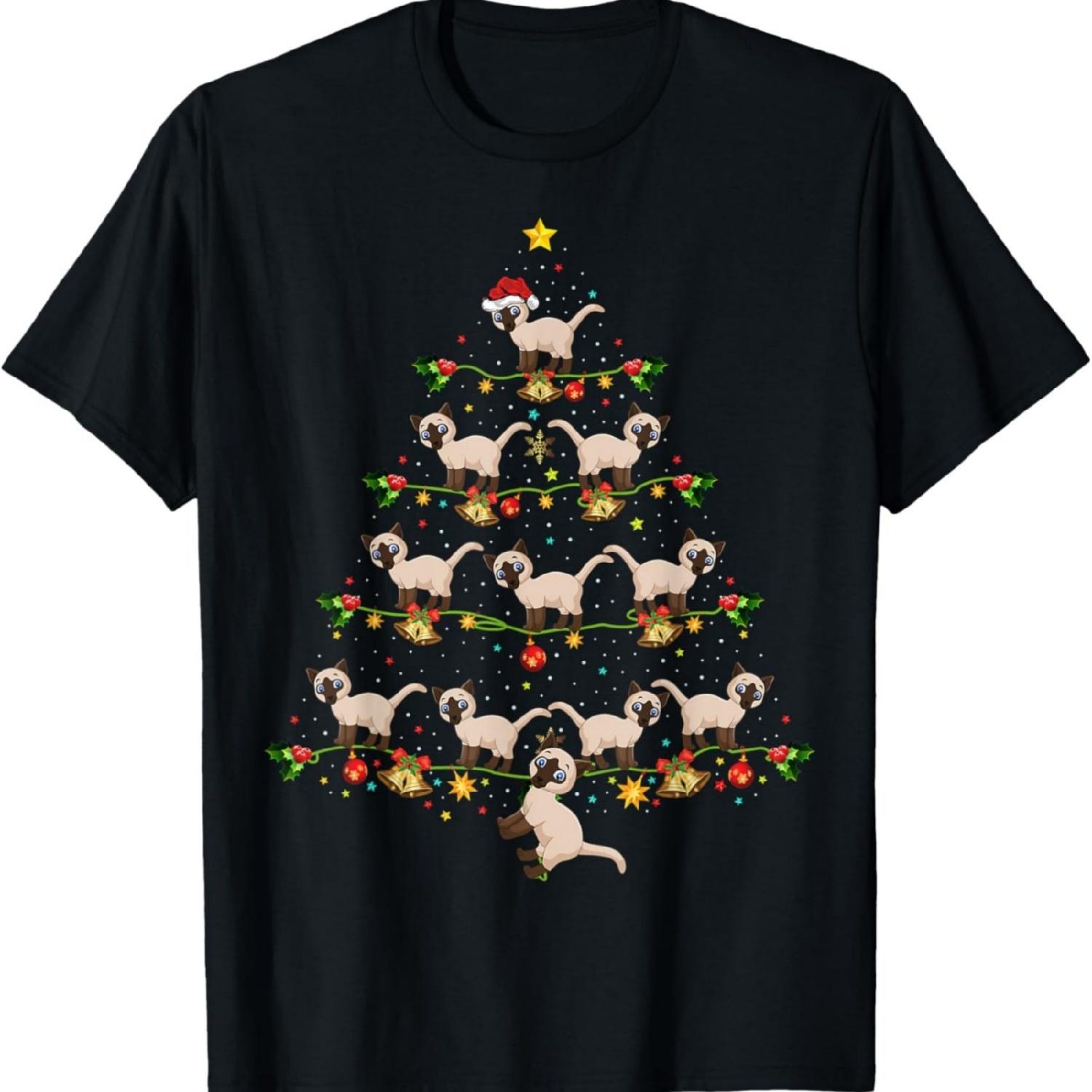 Munchkin Cat Xmas Tree Gift Santa Hat Munchkin Cat Christmas T-Shirt XXXXXL різнокольоровий
Munchkin Cat Xmas Tree Gift Santa Hat Munchkin Cat Christmas T-Shirt XXXXXL різнокольоровий