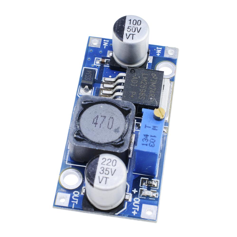 1Pcs LM2596 Power Converter Step Down Module DC-DC 3.2V-35V Adjustable Power Supply 3.3V/5V/12V/24V 1.25V-35V синій
1Pcs LM2596 Power Converter Step Down Module DC-DC 3.2V-35V Adjustable Power Supply 3.3V/5V/12V/24V 1.25V-35V синій