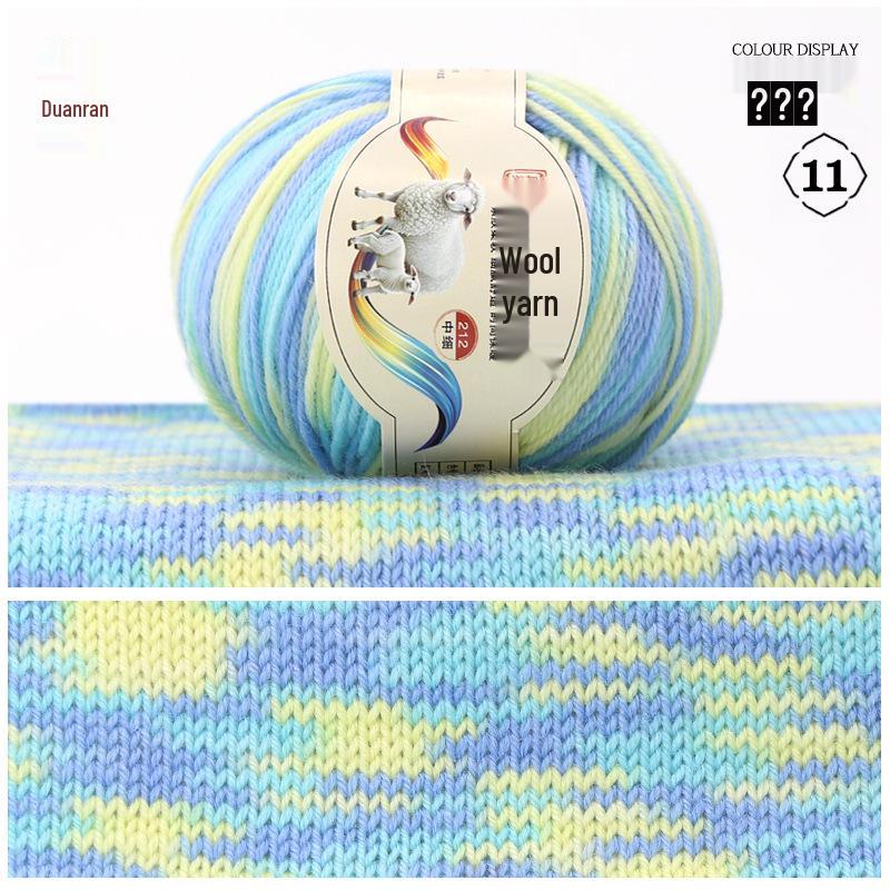 Rainbow Gradient Wool Yarn for Hand-Knitted Sweaters, Baby Hats, and Scarves
Rainbow Gradient Wool Yarn for Hand-Knitted Sweaters, Baby Hats, and Scarves