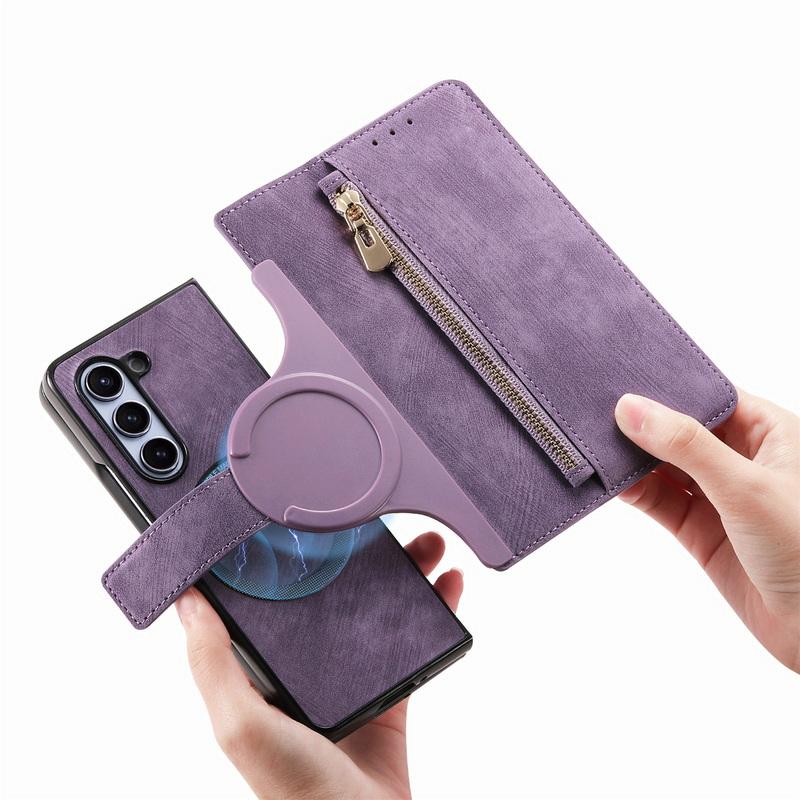 Для Samsung Galaxy Z Fold5 Fold4 Fold3 Магнитный откидной корпус Винтажный складной чехол-подставка на молнии
Для Samsung Galaxy Z Fold5 Fold4 Fold3 Магнитный откидной корпус Винтажный складной чехол-подставка на молнии