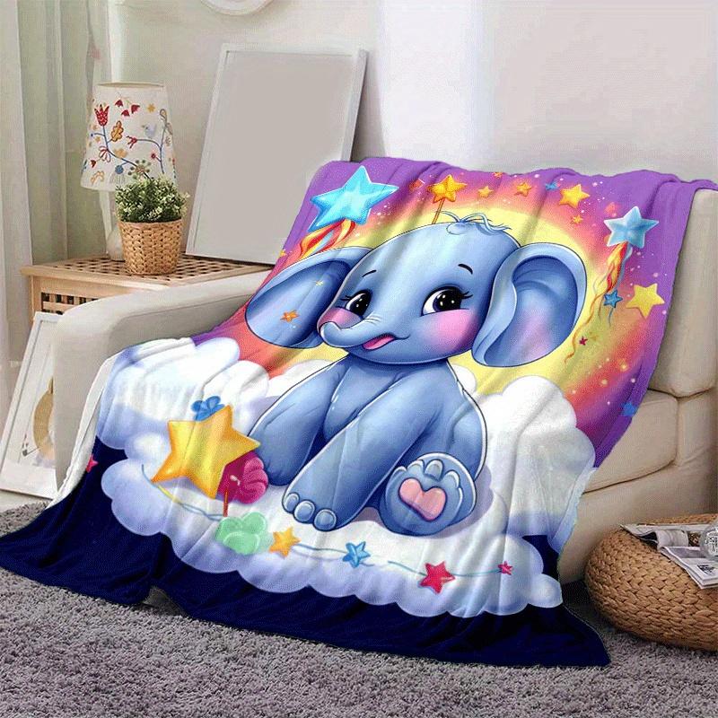 1pc Elephant Printing Lightweight Flannel Blanket, Comfortable and Warm Blanket, for Camping Sofa Bed and Couch Office, in All Seasons 130cmx150cm
1pc Elephant Printing Lightweight Flannel Blanket, Comfortable and Warm Blanket, for Camping Sofa Bed and Couch Office, in All Seasons 130cmx150cm
