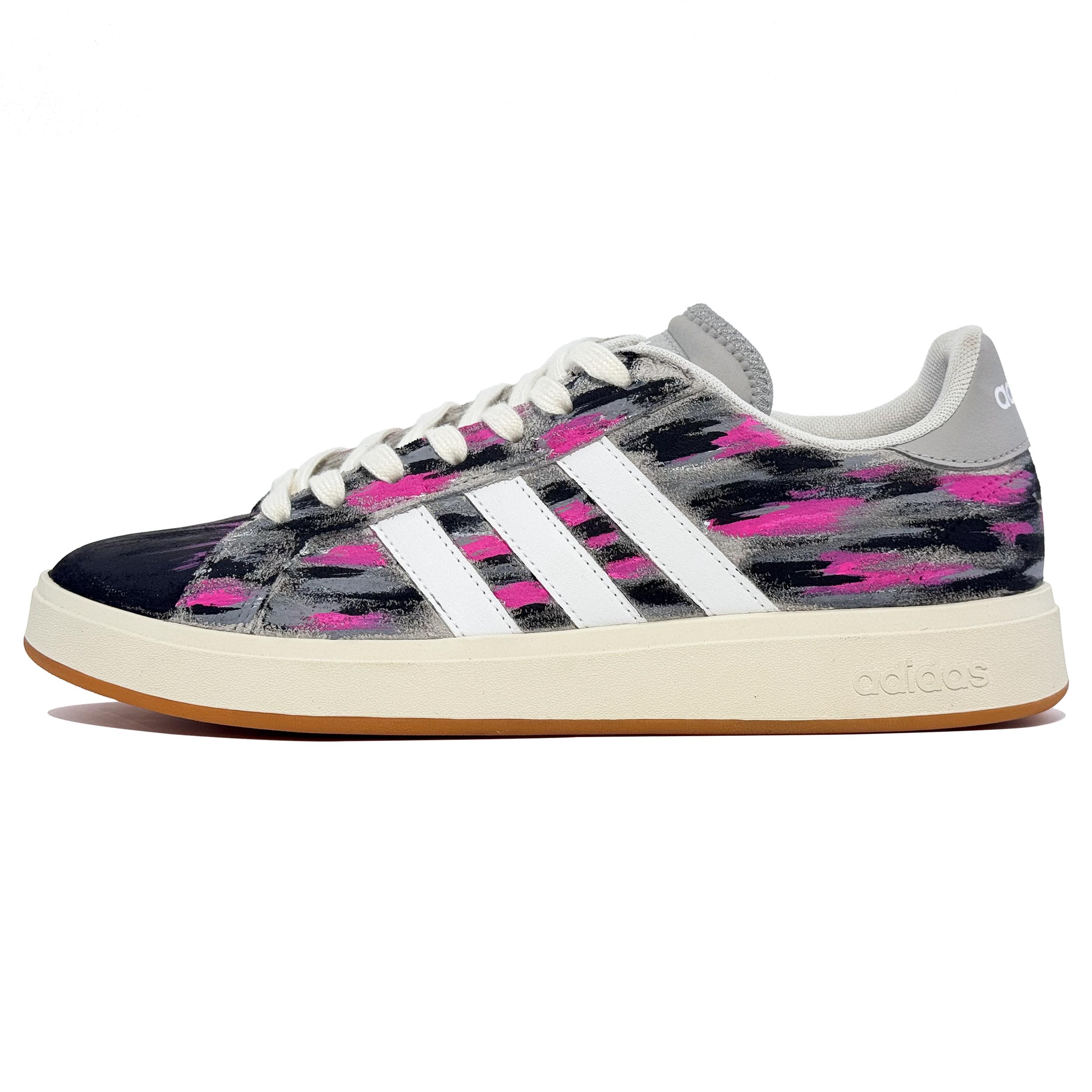 Adidas Grand Court Base 00s Abrasion Resistant Low top Skateboard Shoes Unisex Black Pink IH6185(Team567-) 41⅓
Adidas Grand Court Base 00s Abrasion Resistant Low top Skateboard Shoes Unisex Black Pink IH6185(Team567-) 41⅓