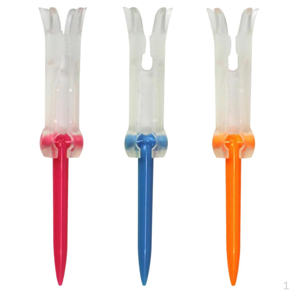 Set of 3 Foldable Golf Driving Range Tees Low Friction Rubber Nails
Set of 3 Foldable Golf Driving Range Tees Low Friction Rubber Nails