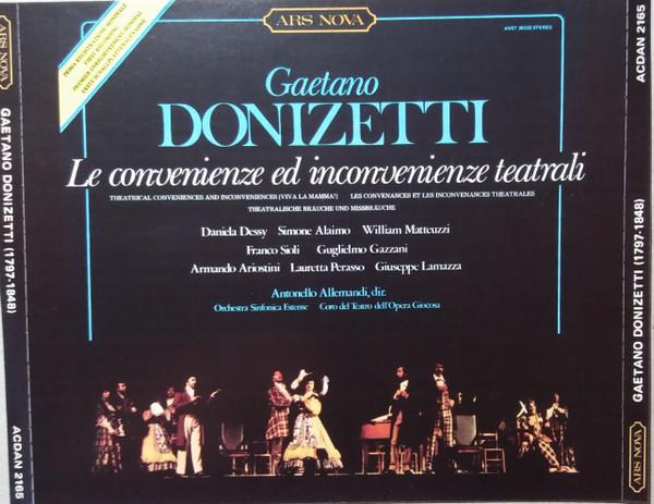 CD GAETANO DONIZETTI - DANIELA DESSÌ, - Le Convenienze Ed Inconvenienze Tea ACDAN2165 Ars Nova 1988 Italy Classical Used
CD GAETANO DONIZETTI - DANIELA DESSÌ, - Le Convenienze Ed Inconvenienze Tea ACDAN2165 Ars Nova 1988 Italy Classical Used