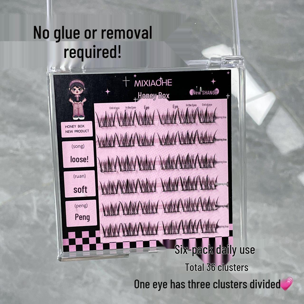 Honey Box Little Lily Натуральные накладные ресницы – Без клея, Одиночные пучки для макияжа в стиле нюд, Идеально для начинающих
Honey Box Little Lily Натуральные накладные ресницы – Без клея, Одиночные пучки для макияжа в стиле нюд, Идеально для начинающих