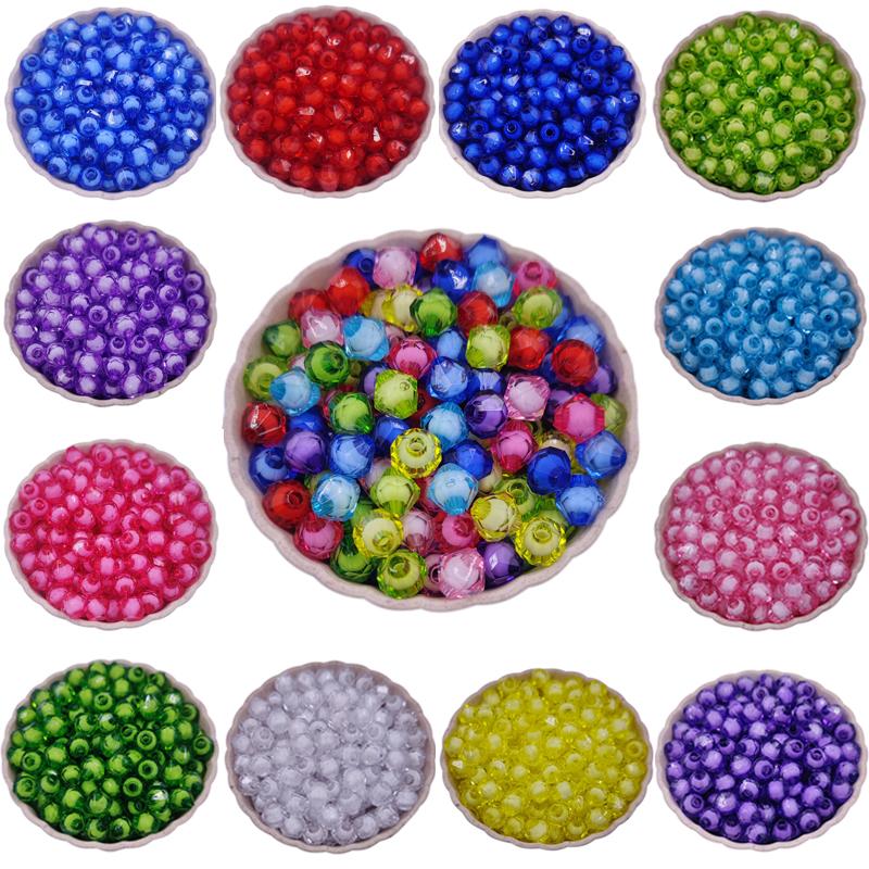 Pointed head For Jewelry Making Candy colors Double layer Loose Beads Wholesale 50Pcs 8mm Pendant Necklace Bracelet DIY Crafts
Pointed head For Jewelry Making Candy colors Double layer Loose Beads Wholesale 50Pcs 8mm Pendant Necklace Bracelet DIY Crafts