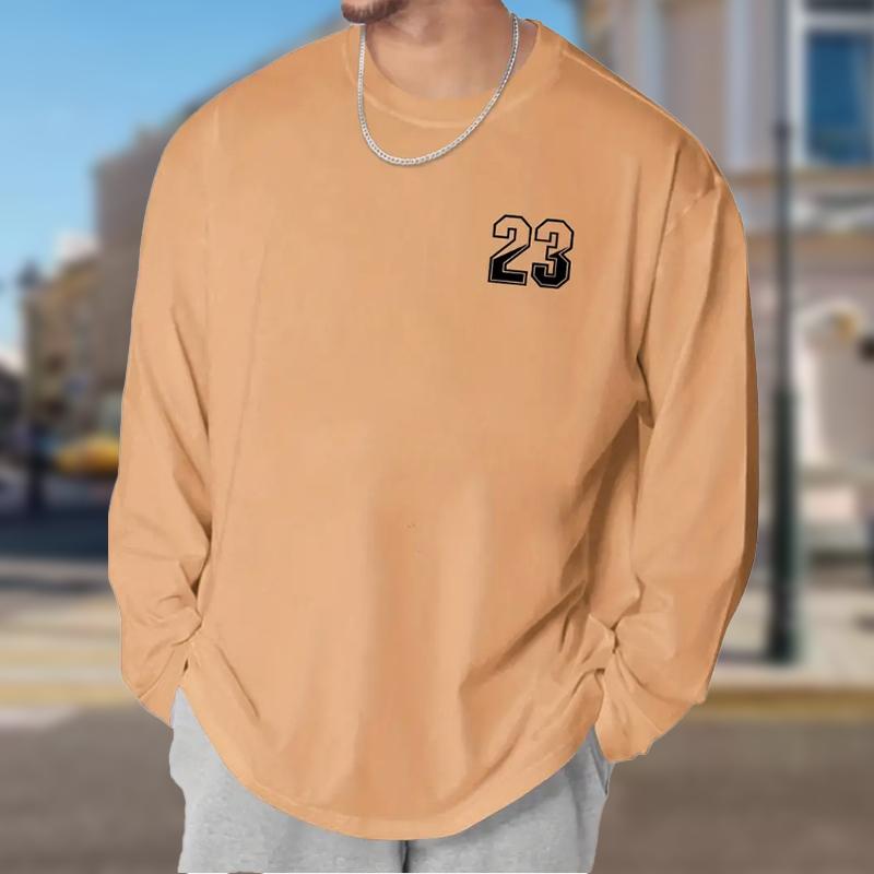 Простые цифры Принт Мужские футболки с длинным рукавом Футболки с круглым вырезом Повседневный свитер Мужская одежда Большие размеры 8XL коричневый
Простые цифры Принт Мужские футболки с длинным рукавом Футболки с круглым вырезом Повседневный свитер Мужская одежда Большие размеры 8XL коричневый