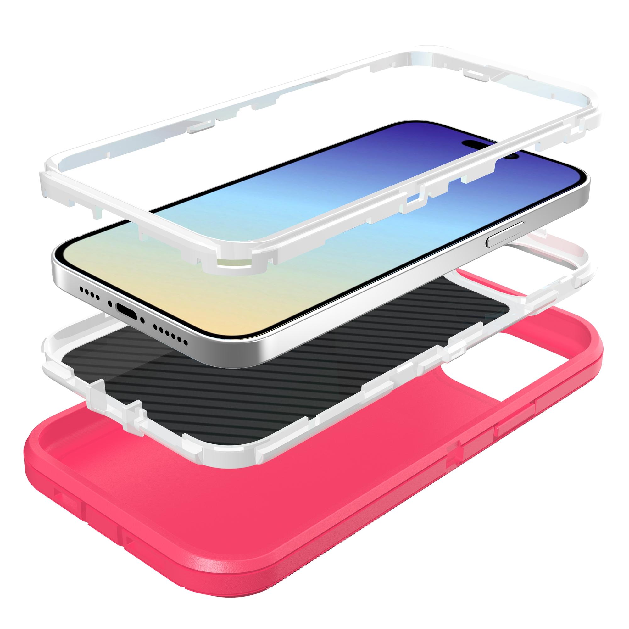 For iPhone 15 Case 3 in 1 Detachable Shockproof Anti Slip TPU+PC Phone Back Cover As Shown J
For iPhone 15 Case 3 in 1 Detachable Shockproof Anti Slip TPU+PC Phone Back Cover As Shown J
