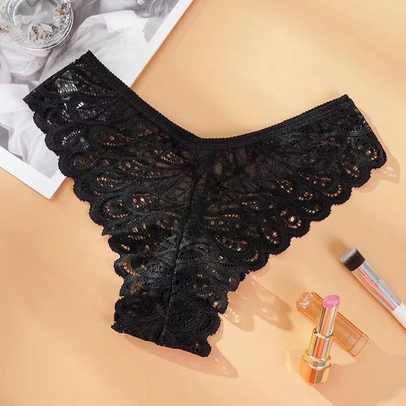 Women s Low-Rise Lace Thong - Sexy Hollow Design Lingerie Large чорний
Women s Low-Rise Lace Thong - Sexy Hollow Design Lingerie Large чорний