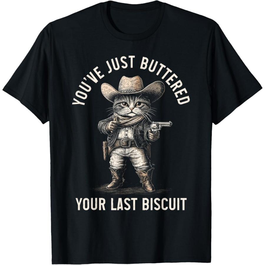 Cat Cowboy You Just Buttered Your Last Biscuit Funny Kitten T-Shirt(2) XXXXXL чорний
Cat Cowboy You Just Buttered Your Last Biscuit Funny Kitten T-Shirt(2) XXXXXL чорний