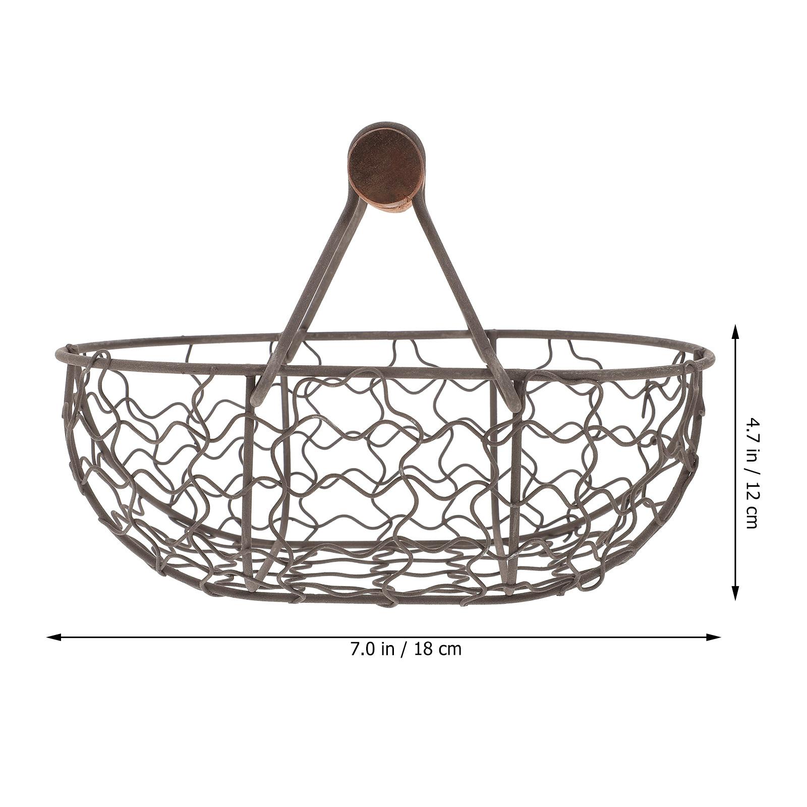 1Pcs Retro Style Iron Storage Basket Creative Vintage Household Organizer for Fruit Snacks Bread Kitchen Desktop Decorative чёрный
1Pcs Retro Style Iron Storage Basket Creative Vintage Household Organizer for Fruit Snacks Bread Kitchen Desktop Decorative чёрный