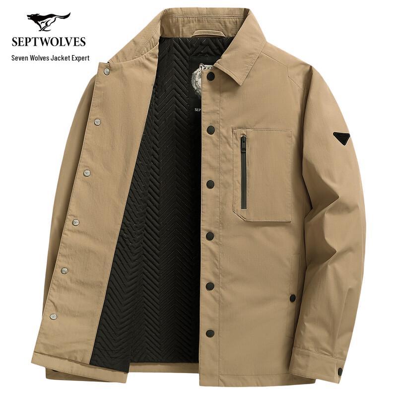 Septwolves Men s Cotton-Padded Lapel Jacket 2XL (180)
Septwolves Men s Cotton-Padded Lapel Jacket 2XL (180)