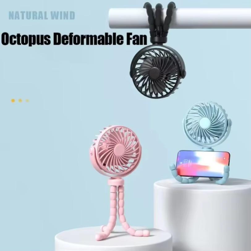 Portable Handheld Fan Octopus Deformable Fan 3-Speed Adjustment Mini Desk Cooling Fan For Office Home Outdoor USB Charging Fan
Portable Handheld Fan Octopus Deformable Fan 3-Speed Adjustment Mini Desk Cooling Fan For Office Home Outdoor USB Charging Fan