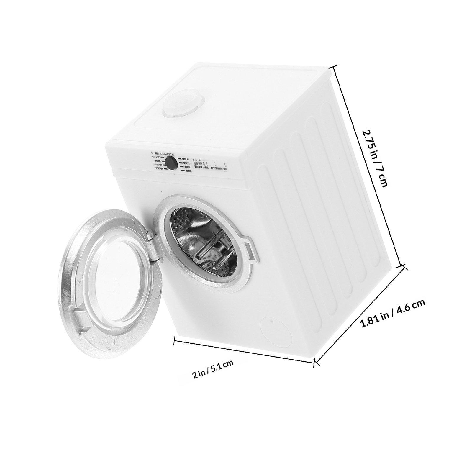 1:12 Scale Mini Washing Machine Dollhouse Prop Rechargeable Function Rotatable Door Washable Mini Clothing Realistic Home Setup білий
1:12 Scale Mini Washing Machine Dollhouse Prop Rechargeable Function Rotatable Door Washable Mini Clothing Realistic Home Setup білий
