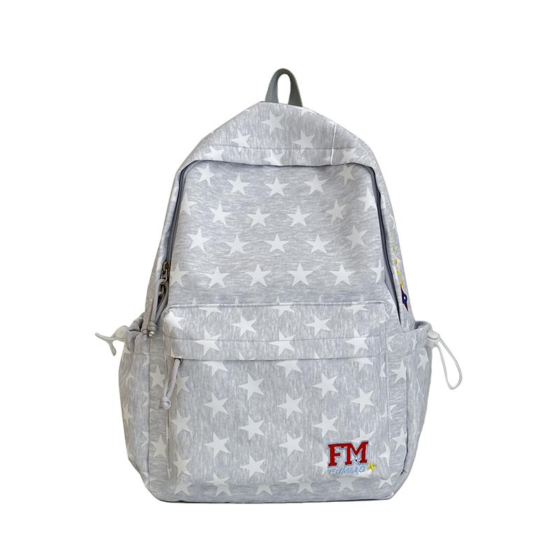 College Style Star Printed Backpack Student Large Capacity Lightweight Schoolbag Small світло-сірий колір
College Style Star Printed Backpack Student Large Capacity Lightweight Schoolbag Small світло-сірий колір