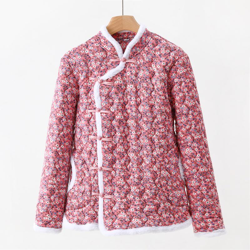 2024 Женская хлопковая куртка с цветочным принтом в китайском стиле: Плотная модель на пуговицах для осени и зимы 4XL (105–120 jin)
2024 Женская хлопковая куртка с цветочным принтом в китайском стиле: Плотная модель на пуговицах для осени и зимы 4XL (105–120 jin)