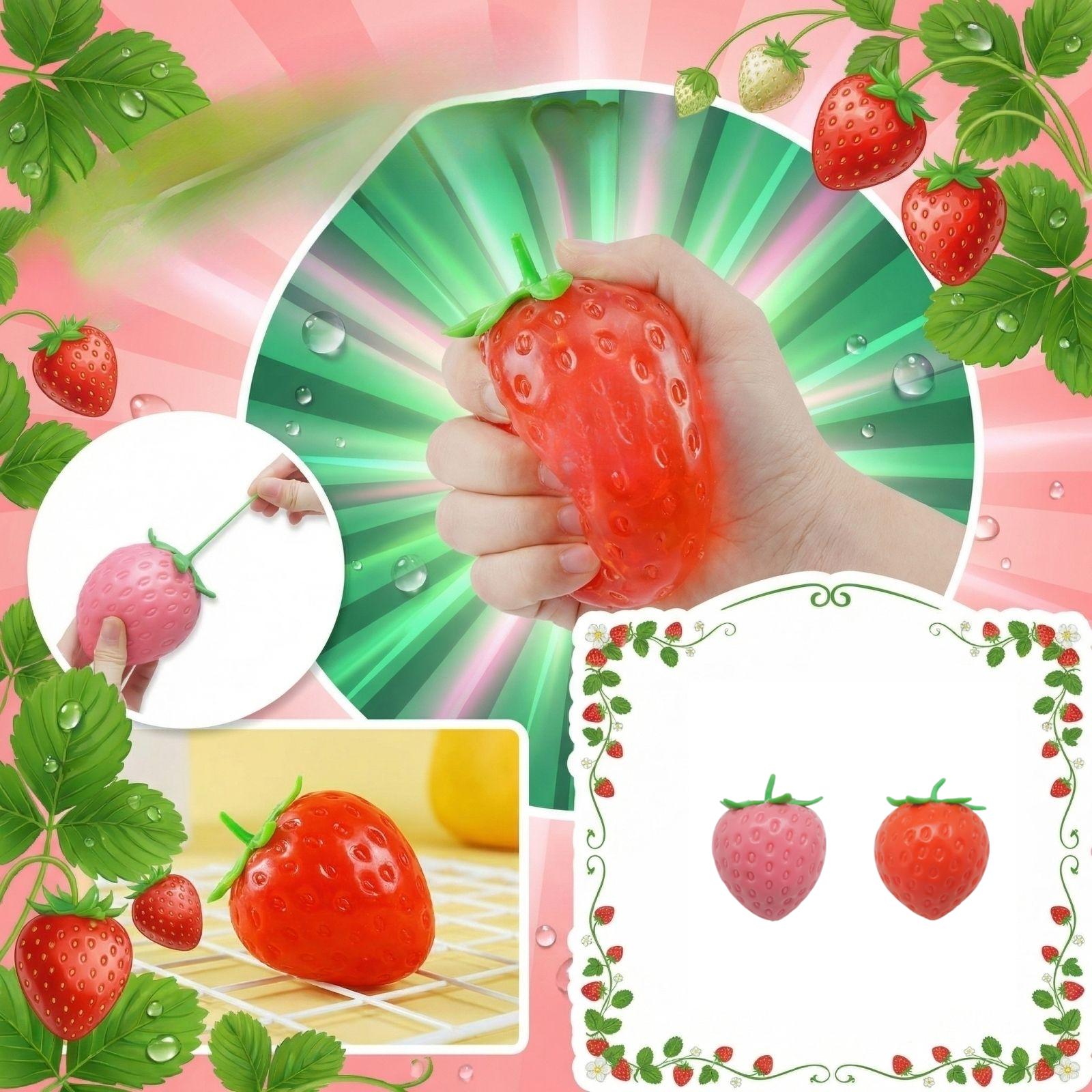 Strawberry Shaped Toys Set of 6 Soft TPR Material Stress Sensory Toys for Home School Office Decor and Hand Exercise One Size красный
Strawberry Shaped Toys Set of 6 Soft TPR Material Stress Sensory Toys for Home School Office Decor and Hand Exercise One Size красный