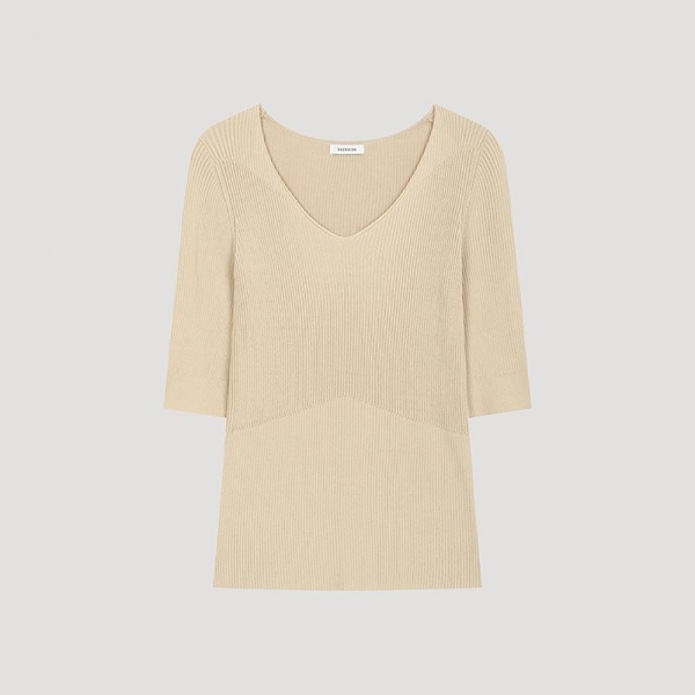She S miSS Тонкий ребристый трикотажный свитер с V-образным вырезом SSkpoo22100 фунтов light beige/55
She S miSS Тонкий ребристый трикотажный свитер с V-образным вырезом SSkpoo22100 фунтов light beige/55