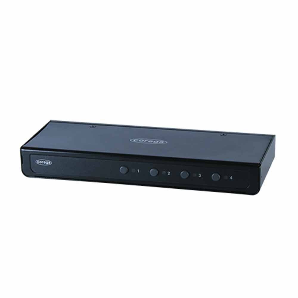 Corega Automatic PC Switch for 4 PCs USB Keyboard USB Mouse Analog Box-type (Supports / / Display) CG-PC4KVMU-E чорний
Corega Automatic PC Switch for 4 PCs USB Keyboard USB Mouse Analog Box-type (Supports / / Display) CG-PC4KVMU-E чорний