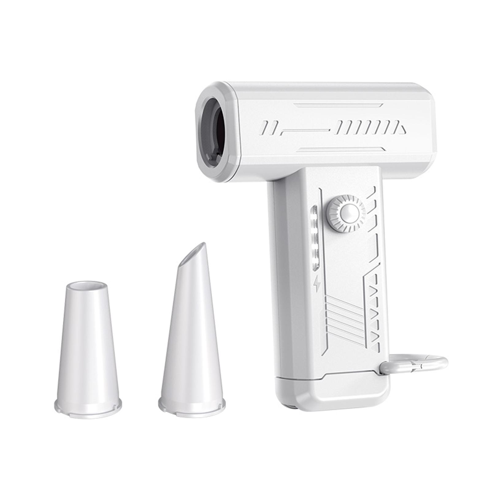 Пылесос со сжатым воздухом, 3-скоростной регулируемый электрический турбовентилятор 130000 об/мин со светодиодной подсветкой, белый
Пылесос со сжатым воздухом, 3-скоростной регулируемый электрический турбовентилятор 130000 об/мин со светодиодной подсветкой, белый