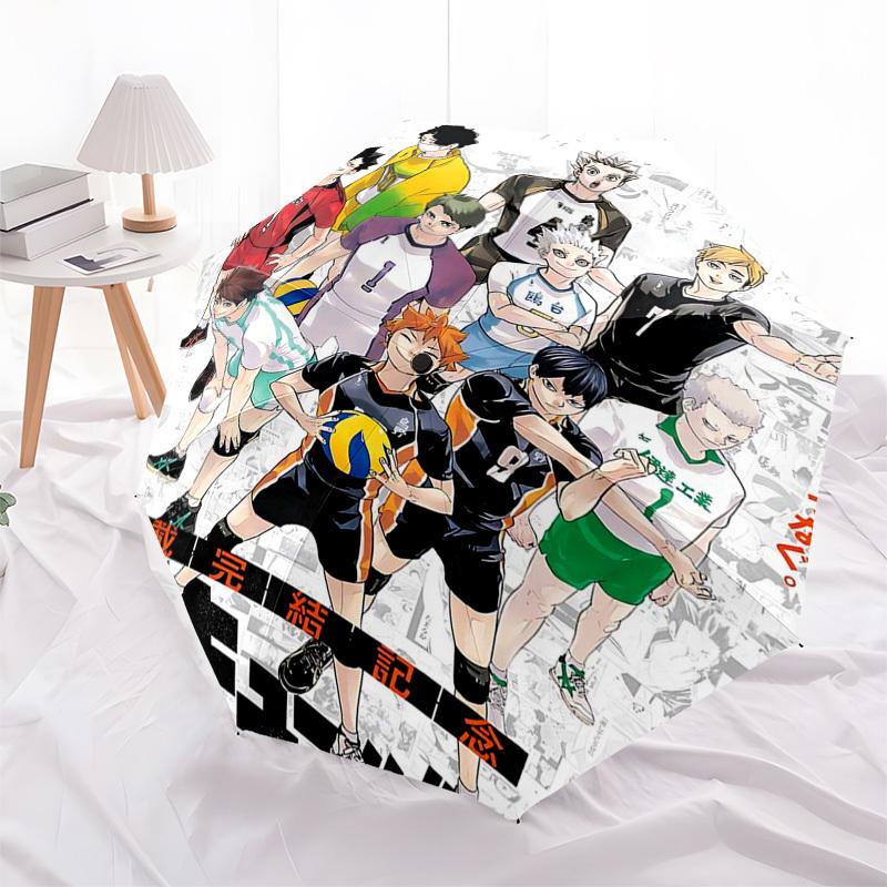 1pc Haikyuu!! Automatic Opening Folding Umbrella with 8-Rib Iron Frame Portable Design for Outdoor Use, Perfect Gift for Fans, Travelers, and Daily Us
1pc Haikyuu!! Automatic Opening Folding Umbrella with 8-Rib Iron Frame Portable Design for Outdoor Use, Perfect Gift for Fans, Travelers, and Daily Us