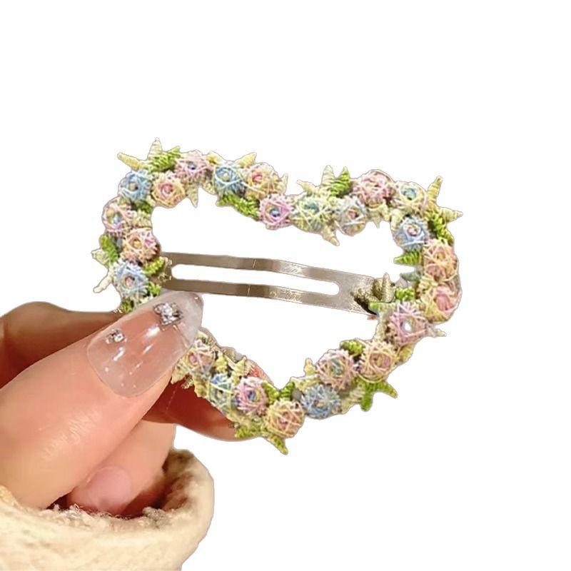 Цветочная заколка для волос милая и неземная. Заколка-акула держится на затылке Five-pointed star BB clip
Цветочная заколка для волос милая и неземная. Заколка-акула держится на затылке Five-pointed star BB clip