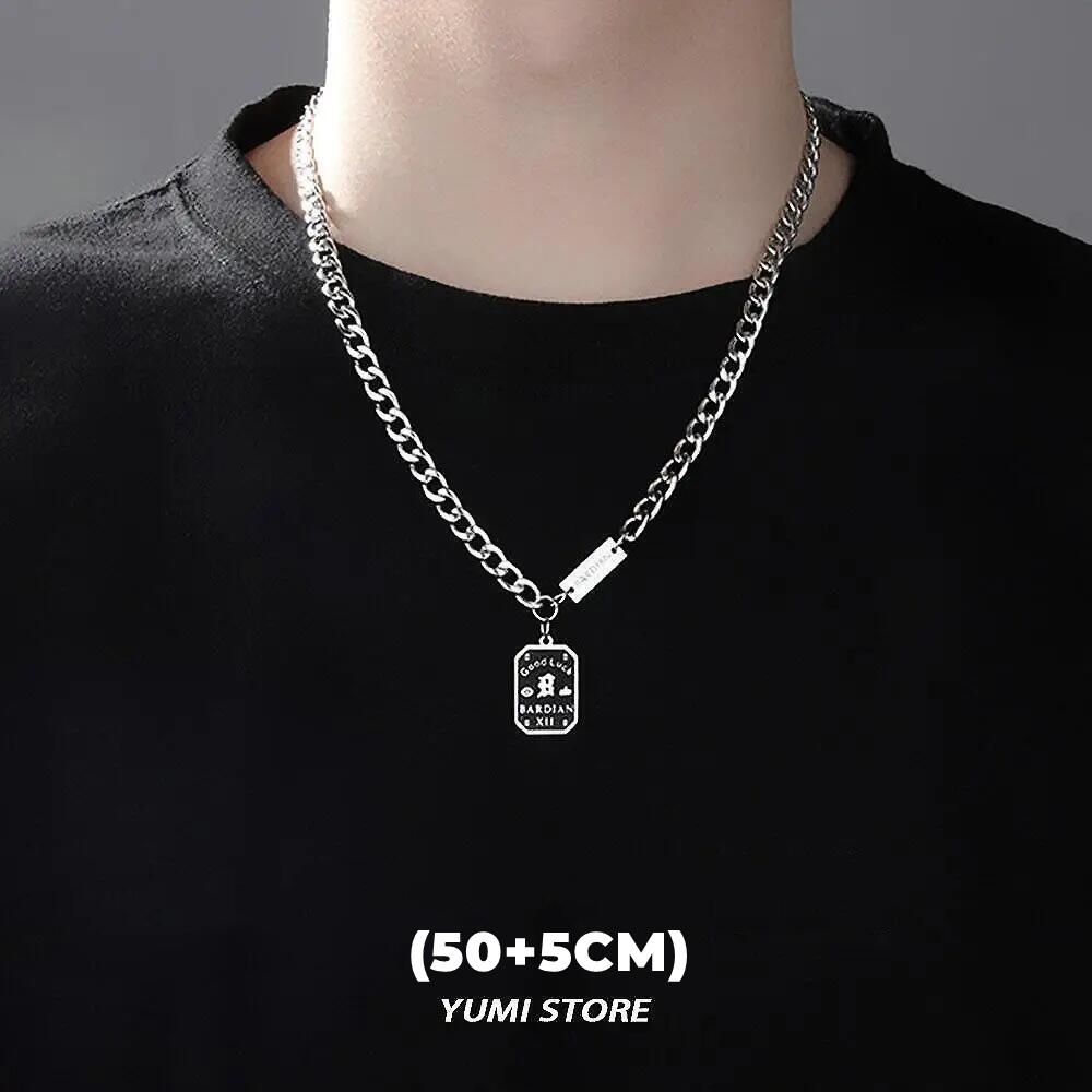 Titanium Steel Lucky Pendant Necklace For Man Woman No Fading Sweater Collarbone Chain Unisex Charm Kpop Wholesa
Titanium Steel Lucky Pendant Necklace For Man Woman No Fading Sweater Collarbone Chain Unisex Charm Kpop Wholesa