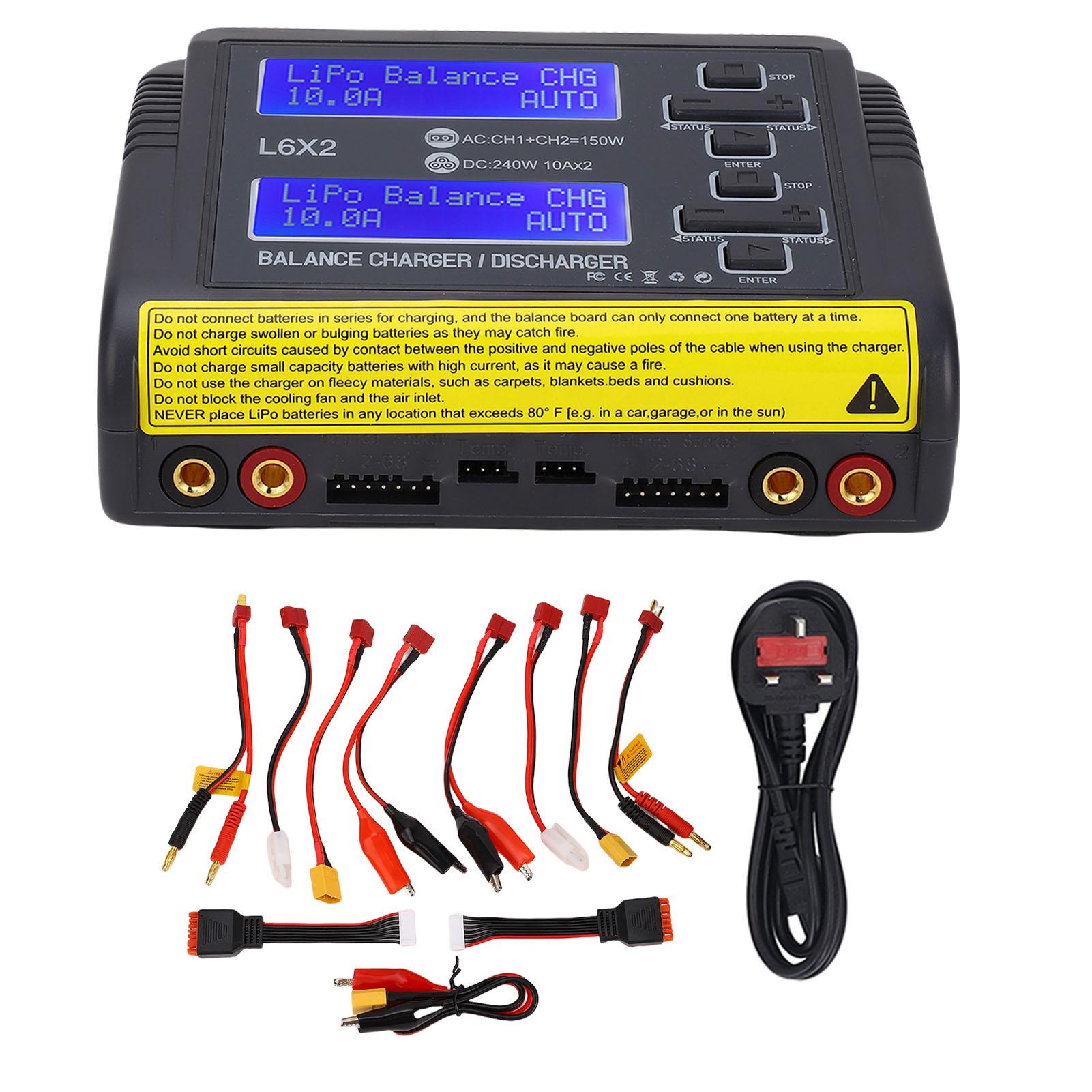 Lipo Battery Charger Dual Lipo Charger RC Aircraft Battery Charger Balance Charger Discharge for
Lipo Battery Charger Dual Lipo Charger RC Aircraft Battery Charger Balance Charger Discharge for