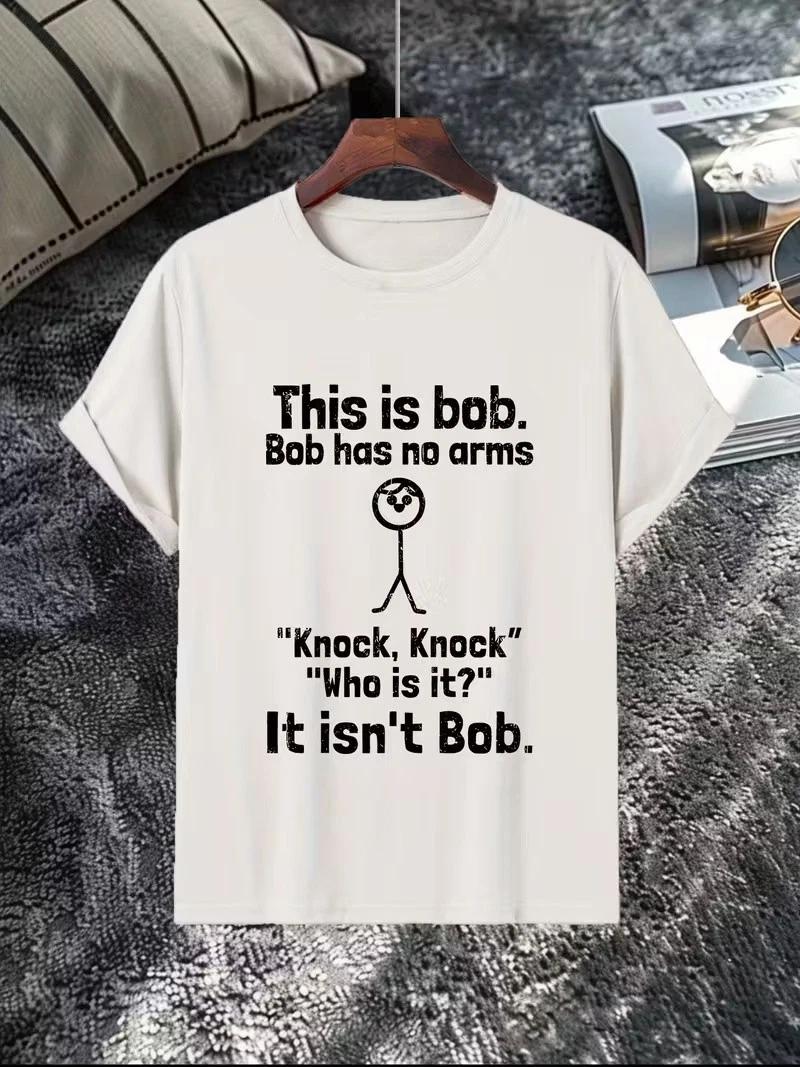 Humorous‘’This Is Bob’Knock Knock Joke Graphic T-Shirt XL
Humorous‘’This Is Bob’Knock Knock Joke Graphic T-Shirt XL