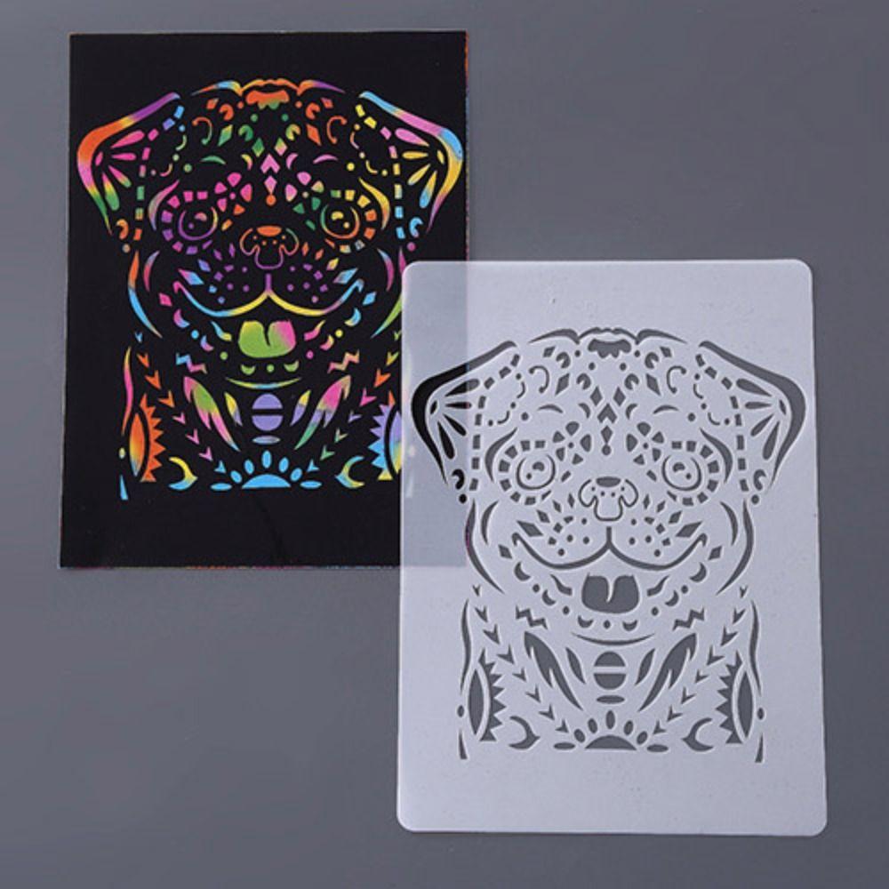 5PCS Scrapbook Coloring Cutout Template Embossing Stencils Scratch Coloring Template Kid
5PCS Scrapbook Coloring Cutout Template Embossing Stencils Scratch Coloring Template Kid