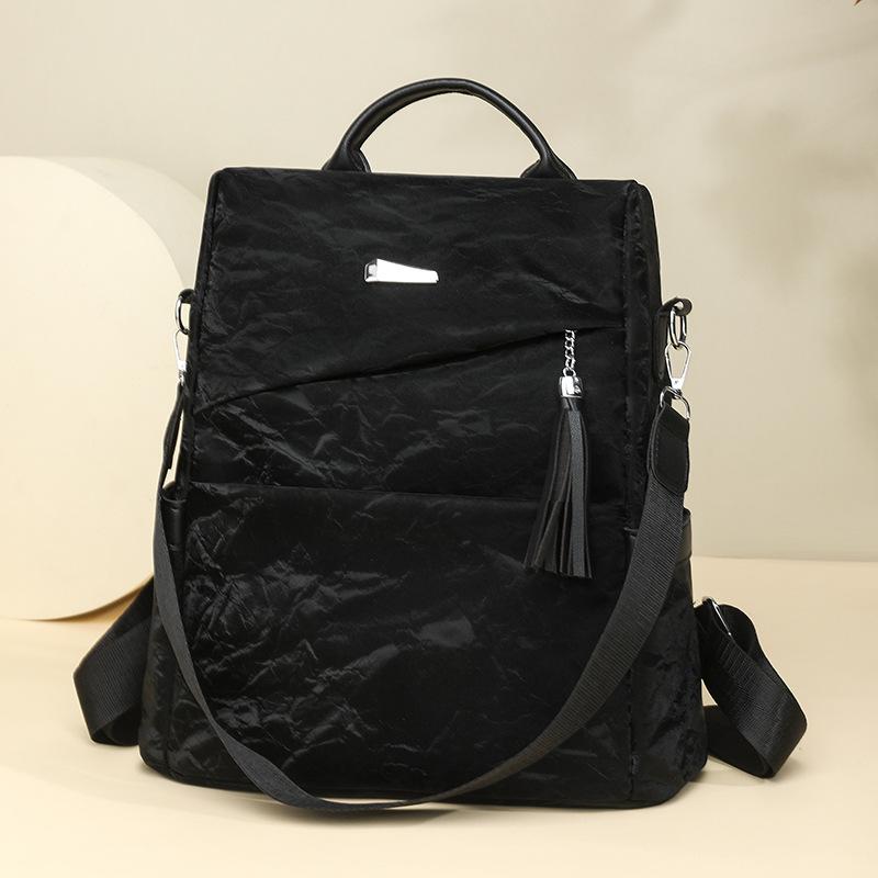 Модный рюкзак из искусственной кожи новый повседневный большой вместимости студенческий школьный рюкзак модный ретро дорожный рюкзак чёрный
Модный рюкзак из искусственной кожи новый повседневный большой вместимости студенческий школьный рюкзак модный ретро дорожный рюкзак чёрный