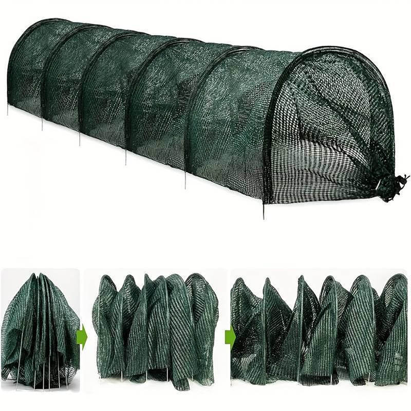 Portable Greenhouse Protection From Sun Heat Garden Tunnel Shade Net Cover with Quick-Release Technology Row Covers for Plants
Portable Greenhouse Protection From Sun Heat Garden Tunnel Shade Net Cover with Quick-Release Technology Row Covers for Plants