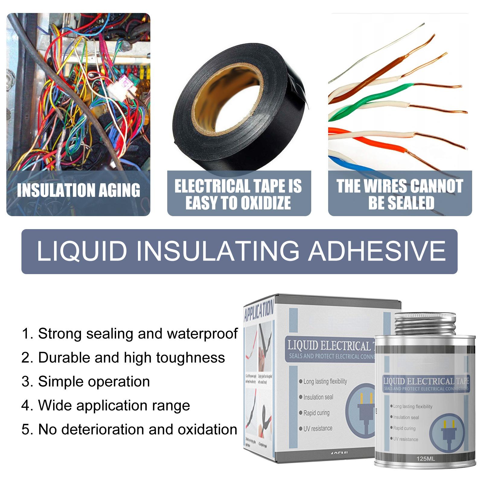 1PC 125ml Waterproof UV Protection Liquid Insulation Electrical Tape Tube Paste Fast Rubber Fixed Dry Insulating Sealing Glue чорний
1PC 125ml Waterproof UV Protection Liquid Insulation Electrical Tape Tube Paste Fast Rubber Fixed Dry Insulating Sealing Glue чорний