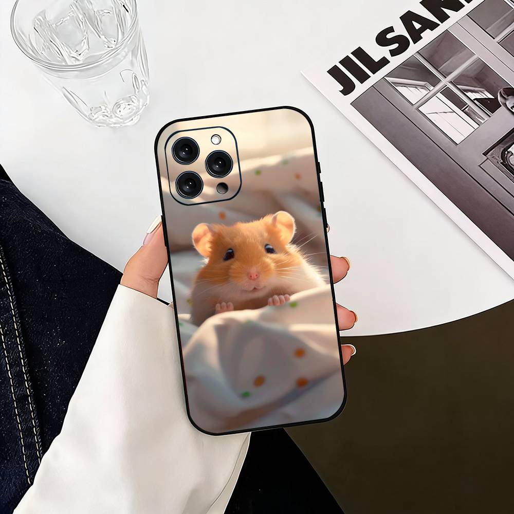Cute Animal fluffy Hamsters Phone Case For iPhone 17, 16,15,14,13,12,11 Plus,Pro Max, Others Soft Black Cover iPhone15plus
Cute Animal fluffy Hamsters Phone Case For iPhone 17, 16,15,14,13,12,11 Plus,Pro Max, Others Soft Black Cover iPhone15plus