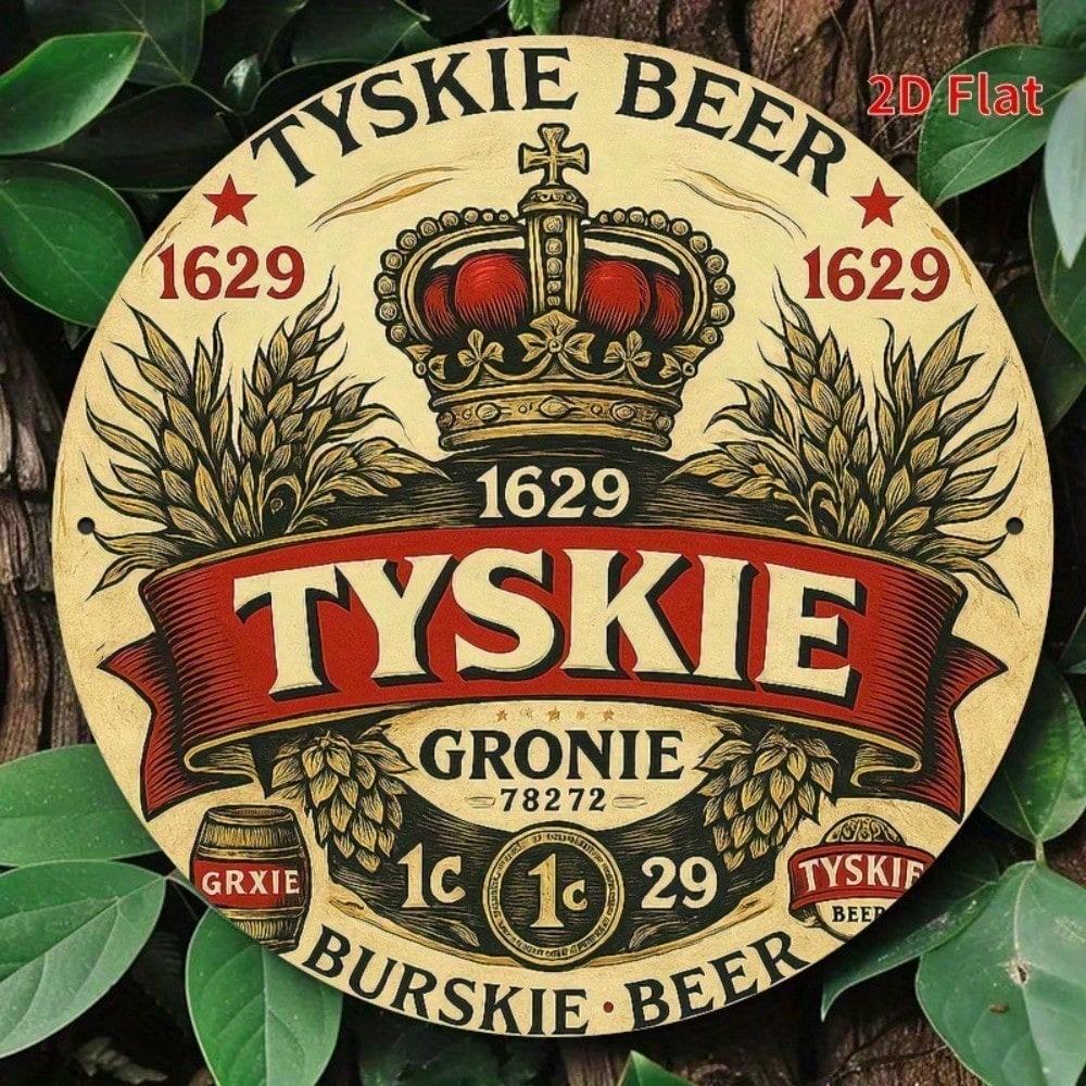 Tyskie Crown Metal Wall Art Vintage Beer Decor Wheat Stalks Red Banner Regal Design Flat Printed Panel Rustic 20x20 різнокольоровий
Tyskie Crown Metal Wall Art Vintage Beer Decor Wheat Stalks Red Banner Regal Design Flat Printed Panel Rustic 20x20 різнокольоровий