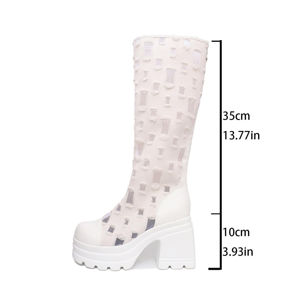 Fashion 2025 Spring Autumn New British Style Hollow Long Knee-High Boots Back Zipper Thick Bottom High Heel Fashion Boots Botas Mujer 42 белый
Fashion 2025 Spring Autumn New British Style Hollow Long Knee-High Boots Back Zipper Thick Bottom High Heel Fashion Boots Botas Mujer 42 белый