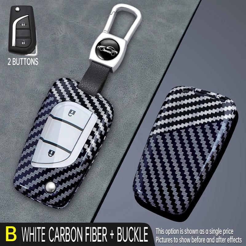 Carbon Fiber Car Key Cover Fob Case Shell for Toyota Hilux Corolla Avensis Prado Fortuner RAV4 CHR Camry Highlander REIZ Crown
Carbon Fiber Car Key Cover Fob Case Shell for Toyota Hilux Corolla Avensis Prado Fortuner RAV4 CHR Camry Highlander REIZ Crown