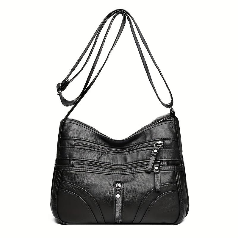 Retro Leather Shoulder Crossbody Bag, Stylish and Versatile Minimalist Handbag, Large Capacity Women s Commuting Bags чёрный
Retro Leather Shoulder Crossbody Bag, Stylish and Versatile Minimalist Handbag, Large Capacity Women s Commuting Bags чёрный