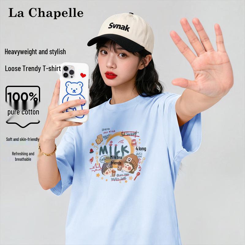 La Chapelle Women s Cartoon Print Loose Cotton T-Shirt L
La Chapelle Women s Cartoon Print Loose Cotton T-Shirt L